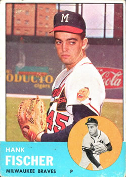 1963 Topps Baseball Cards      554     Hank Fischer RC